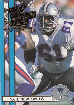 1990 Action Packed All-Madden #7 Nate Newton Front