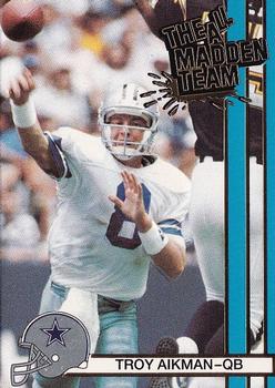 1990 Action Packed All-Madden #21 Troy Aikman Front
