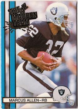 1990 Action Packed All-Madden #28 Marcus Allen Front