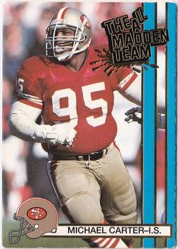 1990 Action Packed All-Madden #42 Michael Carter Front