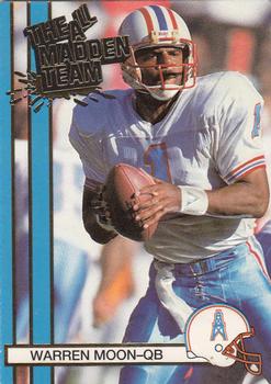 1990 Action Packed All-Madden #8 Warren Moon Front