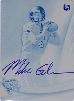 2013 Topps Platinum - Printing Plates Cyan #114 Mike Glennon Front