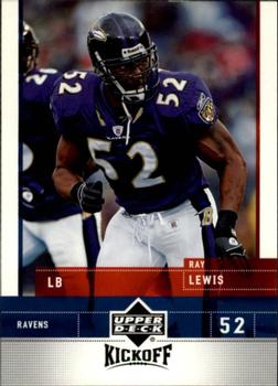 2005 Upper Deck Kickoff #7 Ray Lewis Front