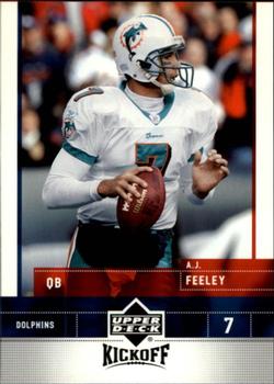 2005 Upper Deck Kickoff #46 A.J. Feeley Front