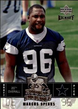 2005 Upper Deck Kickoff #117 Marcus Spears Front