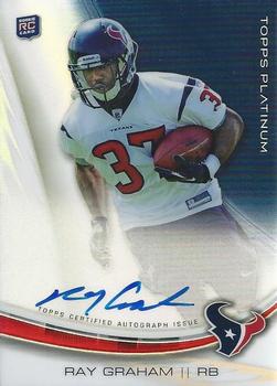 2013 Topps Platinum - Rookie Autographs Refractors #A-RG Ray Graham Front