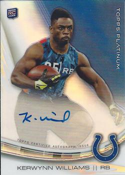 2013 Topps Platinum - Rookie Autographs Refractors #A-KW Kerwynn Williams Front
