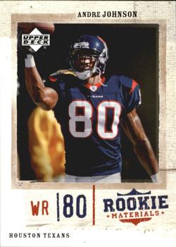 2005 Upper Deck Rookie Materials #34 Andre Johnson Front