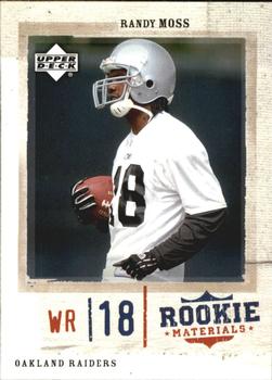 2005 Upper Deck Rookie Materials #65 Randy Moss Front
