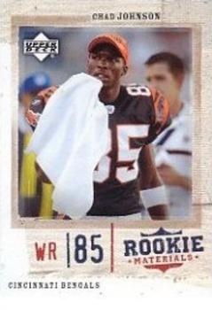 2005 Upper Deck Rookie Materials #20 Chad Johnson Front