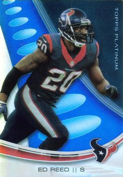 2013 Topps Platinum - Sapphire #96 Ed Reed Front