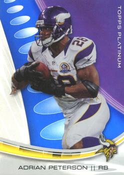 2013 Topps Platinum - Sapphire #97 Adrian Peterson Front
