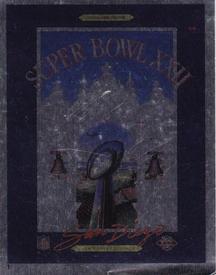 1988 Panini Stickers #1 Super Bowl XXII Front