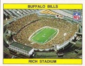 1988 Panini Stickers #2 Buffalo Bills Helmet Back