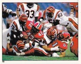 1988 Panini Stickers #18 Cincinnati Bengals Action Front
