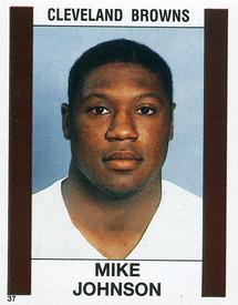 1988 Panini Stickers #37 Mike Johnson Front