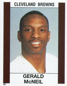 1988 Panini Stickers #42 Gerald McNeil Front