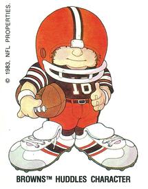 1988 Panini Stickers #46 Cleveland Browns Uniform Back