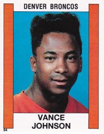 1988 Panini Stickers #54 Vance Johnson Front