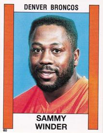 1988 Panini Stickers #60 Sammy Winder Front