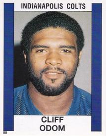 1988 Panini Stickers #88 Cliff Odom Front