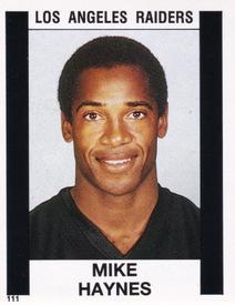 1988 Panini Stickers #111 Mike Haynes Front