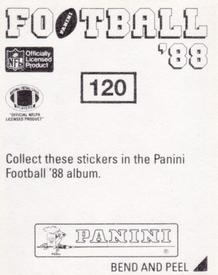 1988 Panini Stickers #120 Stacey Toran Back