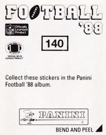 1988 Panini Stickers #140 Raymond Clayborn Back