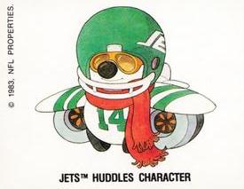 1988 Panini Stickers #166 New York Jets Uniform Back