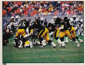 1988 Panini Stickers #168 Pittsburgh Steelers Action Front