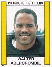 1988 Panini Stickers #169 Walter Abercrombie Front