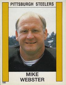 1988 Panini Stickers #180 Mike Webster Front