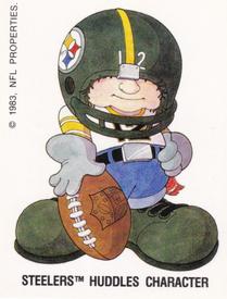 1988 Panini Stickers #181 Pittsburgh Steelers Uniform Back