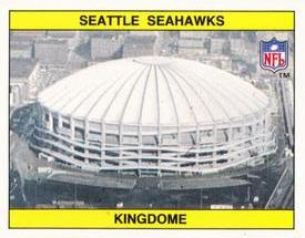 1988 Panini Stickers #197 Seattle Seahawks Helmet Back