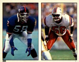 1988 Panini Stickers #225 Carl Banks / Andre Tippett Front