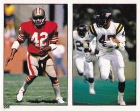 1988 Panini Stickers #228 Ronnie Lott / Joey Browner Front