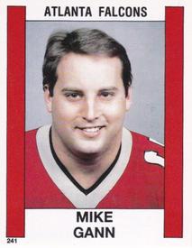1988 Panini Stickers #241 Mike Gann Front