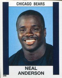 1988 Panini Stickers #249 Neal Anderson Front