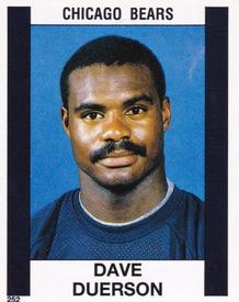 1988 Panini Stickers #252 Dave Duerson Front