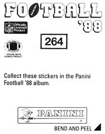 1988 Panini Stickers #264 Bill Bates Back