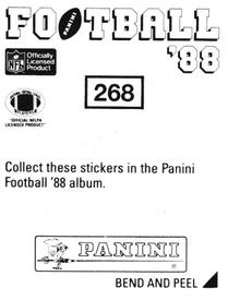 1988 Panini Stickers #268 Ed Jones Back
