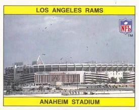 1988 Panini Stickers #307 Los Angeles Rams Helmet Back