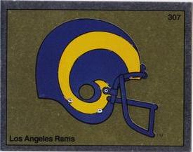 1988 Panini Stickers #307 Los Angeles Rams Helmet Front