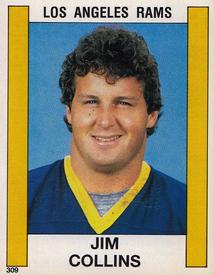 1988 Panini Stickers #309 Jim Collins Front