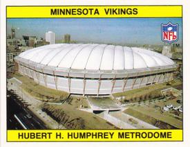 1988 Panini Stickers #322 Minnesota Vikings Helmet Back