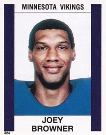 1988 Panini Stickers #324 Joey Browner Front
