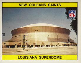 1988 Panini Stickers #337 New Orleans Saints Helmet Back
