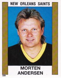 1988 Panini Stickers #339 Morten Andersen Front