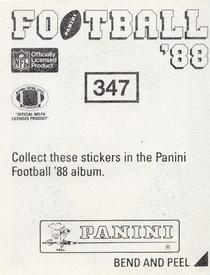 1988 Panini Stickers #347 Rueben Mayes Back