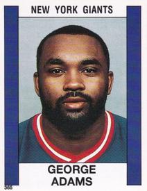 1988 Panini Stickers #365 George Adams Front